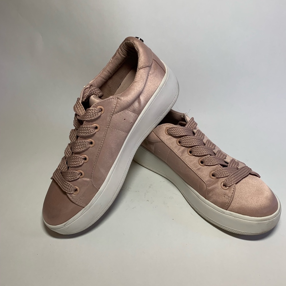 Steve Madden blush pink platform sneakers
